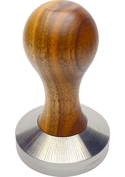 Espresso Tamper Ceviz/paslanmaz Çelik 51 mm