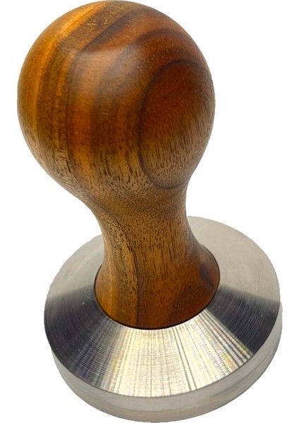 Espresso Tamper Ceviz/paslanmaz Çelik 51 mm