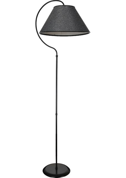 Aydınlatma Lambader Elips Siyah Çember Siyah 350X150X200 Koyu Gri fırsatları