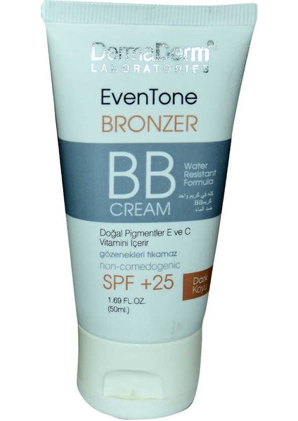 Eventone Bb Krem Koyu Ton Spf+25 Güneş Koruma Bitki Özlü 50 Ml