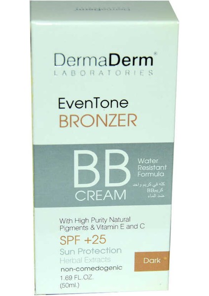 Eventone Bb Krem Koyu Ton Spf+25 Güneş Koruma Bitki Özlü 50 Ml