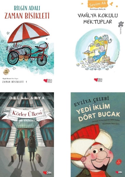 Yerli Yazarlar Çocuk Edebiyatı Seçkisi 4 Kitap (Ciltli)