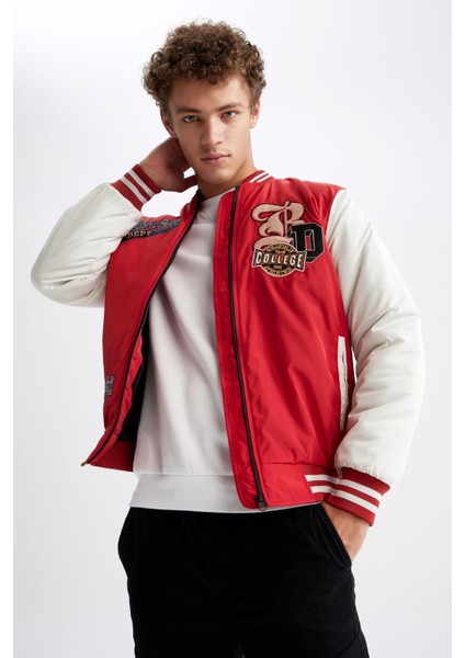 Oversize Fit Kolej Yaka Bomber Mont Y5984AZ22AU indirimleri