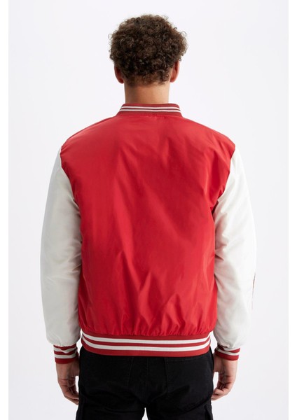 Oversize Fit Kolej Yaka Bomber Mont Y5984AZ22AU