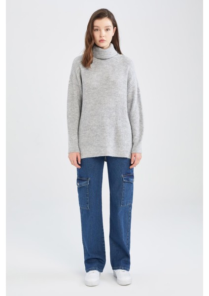 Oversize Fit Balıkçı Yaka Tunik J2247AZ22WN fiyatları