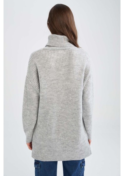 Oversize Fit Balıkçı Yaka Tunik J2247AZ22WN