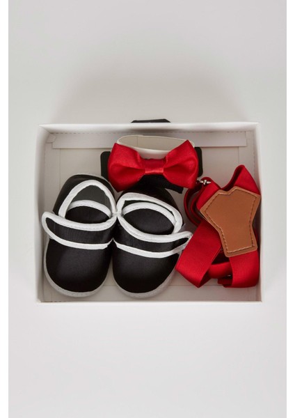 Erkek Bebek Yeni Doğan 3'lü Kutulu Hediyelik Set Z3576A222AU