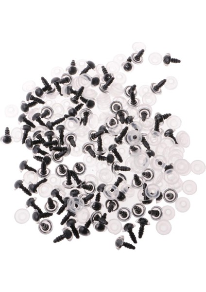 100 Pc 8-12 mm. Vidalı Gözler Kiti Bear Bebek Hayvan Dıy Net 10 mm. (Yurt Dışından)