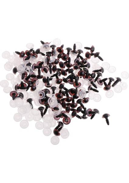 100 Pcs 8/10/12 mm. Oyuncak Ayı İçin Gözler Doldurulmuş Oyuncak Bebekler Dıy 10 mm. (Yurt Dışından)