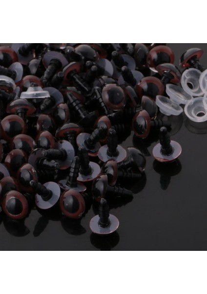 100 Pcs 8/10/12 mm. Oyuncak Ayı İçin Gözler Doldurulmuş Oyuncak Bebekler Dıy 10 mm. (Yurt Dışından)