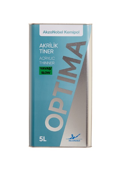 Optima Üniversal Akrilik Tiner Yavaş 5 Lt