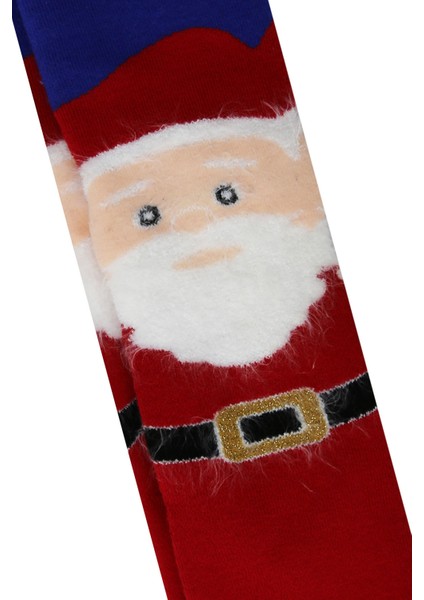 Noel Baba Desen Havlu Çocuk Külotlu Çorabı