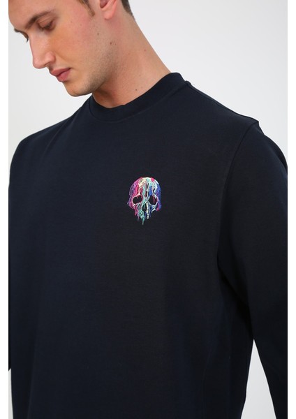 Erkek Sweatshirt ESWTP0001 Navy modelleri