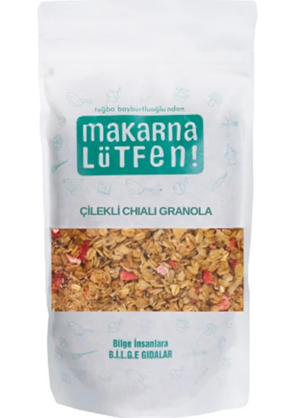 Makarna Lütfen Çilekli ve Chialı Granola 250 gr