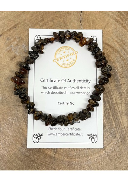 Damla Kehribar Antik Yeşil Yetişkin Lastikli Bileklik fiyatları