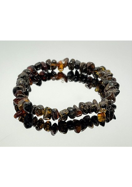 Damla Kehribar Antik Yeşil Yetişkin Lastikli Bileklik modelleri