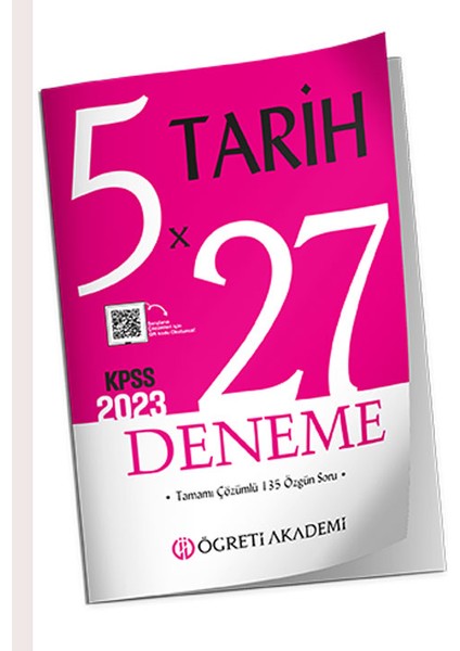 KPSS Genel Yetenek Genel Kültür 5x27 Tarih Deneme