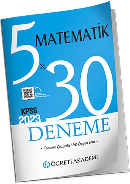 KPSS Genel Yetenek Genel Kültür 5x30 Matematik Deneme