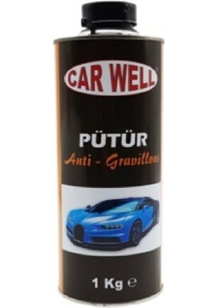 Car Well Antigravel Darbe Koruyucu Pütür Siyah 1 kg