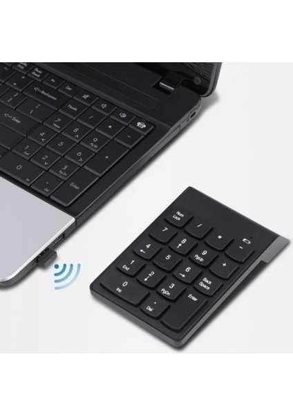 Kablosuz Numeric Numerik Keypad 18 Tuşlu Sayısal Klavye Numpad