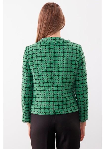 Gold Düğmeli Desenli Ceket indirimleri