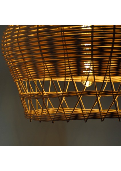 Rattan Avize Bambu Sarkıt: Genius 40X45CM