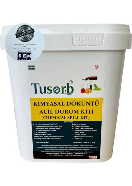 Kimyasal Acil Durum Kiti