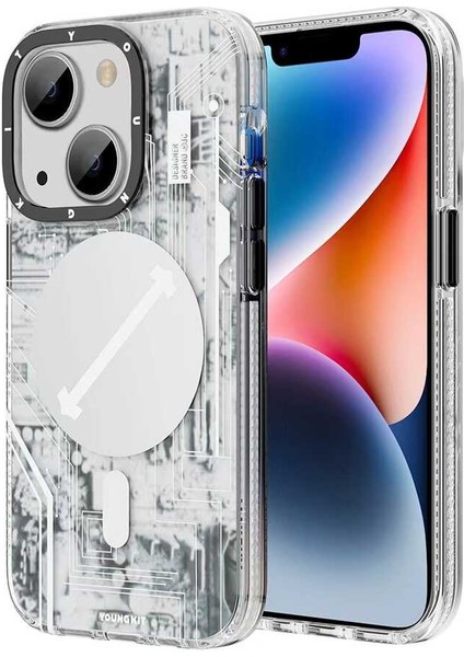 Apple iPhone 14 Plus Kılıf Magsafe Şarj Özellikli Youngkit Technology Serisi Kapak
