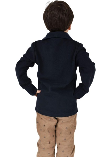 Erkek Çocuk Lacivert Polo Yaka Sweatshirt BGL-ST02435 indirimleri