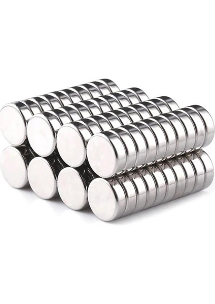 Ø8x2 mm Neodyum Yuvarlak Disk Magnet (60 Adet)