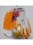 Demir Nitril 007 Iş Eldiveni No:10 Xl 20 Adet Sarı Beyaz 2
