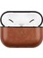 Apple Airpods Pro Kulaklık Koruma Deri Kılıf Kahverengi Koyu 1