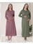 Pijama 5704 Yeşil Hamile Lohusa Gecelik 3