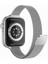 Apple Watch Manyetik Döngü (38 Mm) Ince Hasır Kılıf+Kordon Paslanmaz Çelik 2