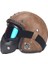 Retro Harley Kask Deri Kişilik Kask Elektrikli Yarım Kask Kask (Yurt Dışından) 3