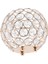 4.7 '' Kristal Adak Tealight Mum Tutucu Masa Düğün Merkez Parçası -Altın 12CM Altın 2