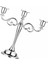 Metal 3 Arms Candle Tutucu Candelabra Şamdan 26CM Uzunluğunda Pervane () 4