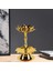 Alaşım Lotus Oyma Mum Tutucu Stant Tereyağı Lambası Tutucu Şamdan Dekor 6.6X11.0CM 3