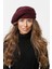 Ressam Model Örgülü Triko Kışlık Kadın Renkli Bere Örgülü Ressam Şapka 2