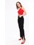 Siyah Bol Paça Yırtık Wide Leg Jean Kot Pantolon 2