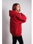 Unisex Oversize Hoodie Mia Wallace Kırmızı Kapüşonlu Sweatshirt 3