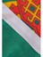 Türkmenistan Milli Gönder Bayrağı Raşel Kumaş Dijital Baskı 300x450 cm 4
