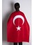 Türk Bayrağı Raşel Kumaş Aplike Dikiş 300x450 cm 2