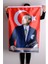 Atatürk Baskılı Türk Bayrağı Raşel Kumaş Dijital Baskı 400x600 cm 1
