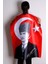 Zc Bayrak K.Atatürk İmzalı Türk Bayrağı Saten Kumaş Dijital Baskı 70x105 cm 2