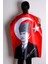 K.Atatürk İmzalı Türk Bayrağı Saten Kumaş Dijital Baskı 600x900 cm 2