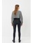 Kadın Antrasit Süper Yüksek Bel Skinny Jean 2