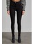Yüksek Bel Siyah Skinny Jean 2