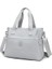 Krinkıl Kumaş Omuz Askılı Kadın ÇantasıBC3110 Açık Gri 2