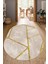 Dijital Baskılı Kaymaz Taban Yıkanabilir Oval Salon Halısı Mutfak Halısı Yolluk NDO-HS-318 1